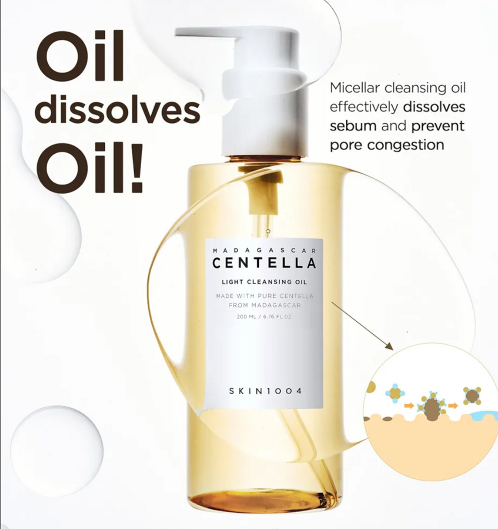 SKIN1004 Madagascar Centella Double Cleansing Duo (Centella Ampoule Foam + Centella Light Cleansing Oil)
